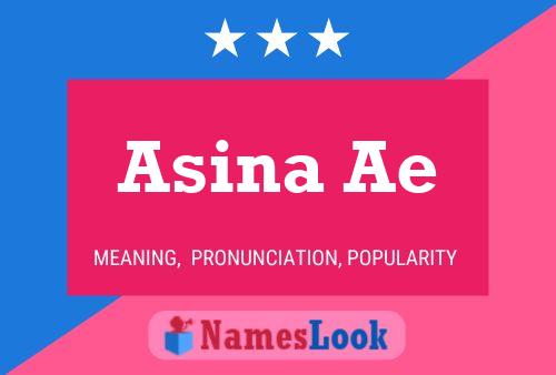 Asina Ae Name Poster