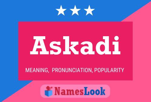 Askadi Name Poster