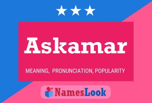 Askamar Name Poster