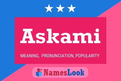 Askami Name Poster