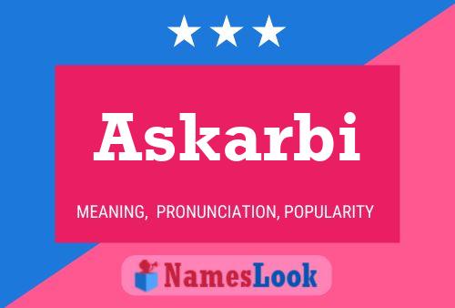 Askarbi Name Poster