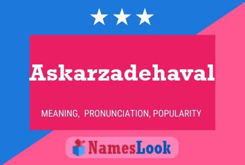 Askarzadehaval Name Poster