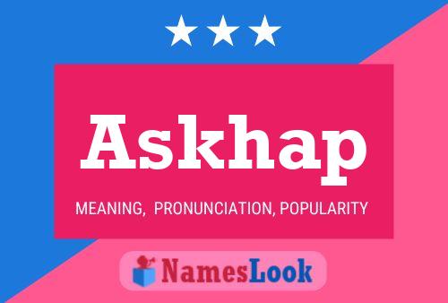 Askhap Name Poster