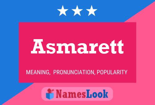 Asmarett Name Poster