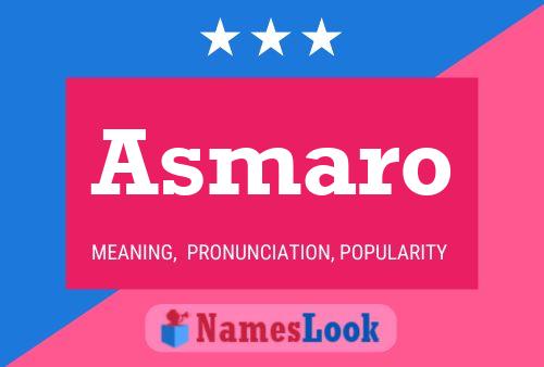 Asmaro Name Poster