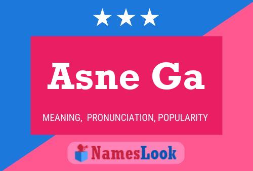 Asne Ga Name Poster