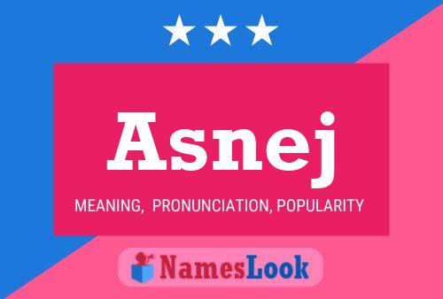 Asnej Name Poster