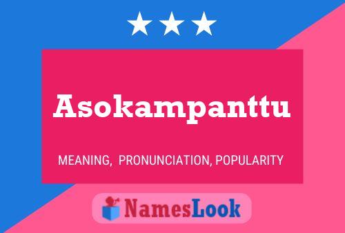 Asokampanttu Name Poster