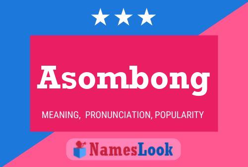 Asombong Name Poster