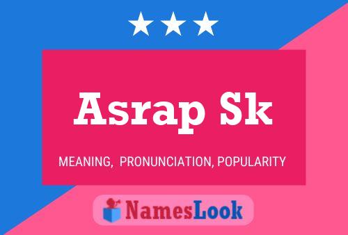 Asrap Sk Name Poster