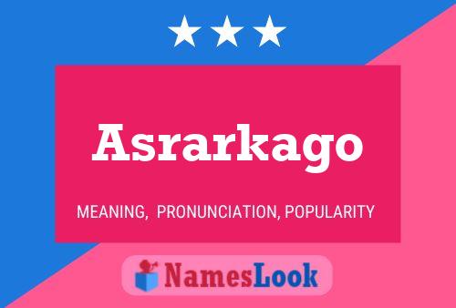 Asrarkago Name Poster