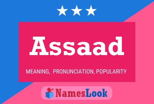 Assaad Name Poster