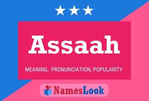 Assaah Name Poster