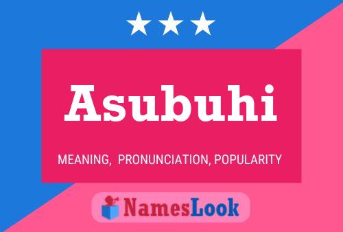 Asubuhi Name Poster