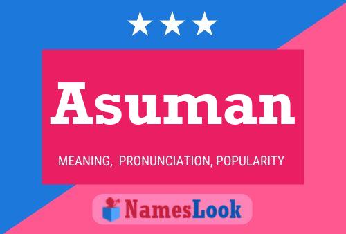 Asuman Name Poster