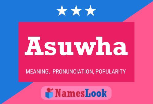 Asuwha Name Poster