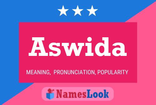 Aswida Name Poster