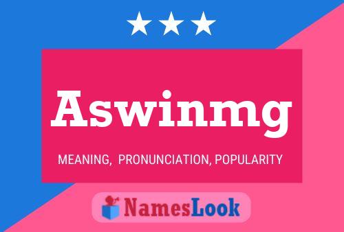 Aswinmg Name Poster