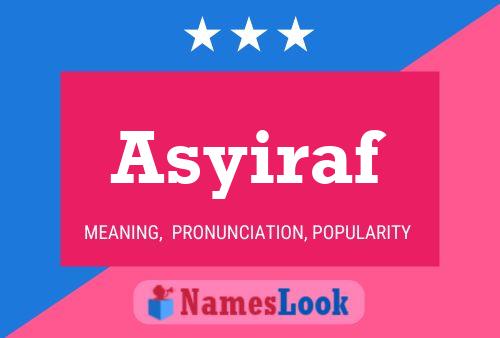 Asyiraf Name Poster