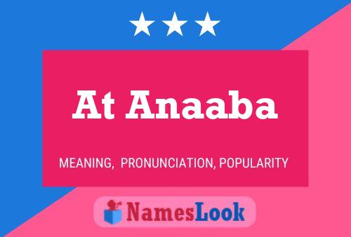 At Anaaba Name Poster