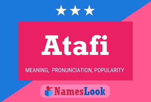 Atafi Name Poster