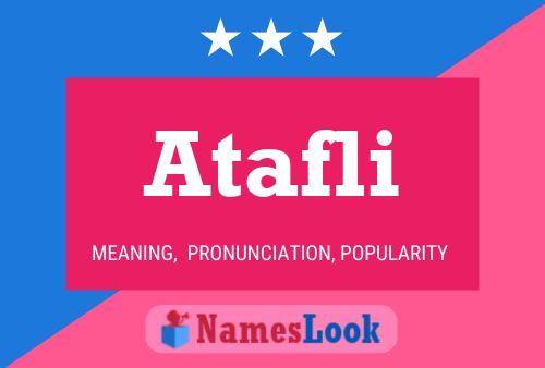 Atafli Name Poster