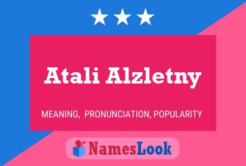 Atali Alzletny Name Poster