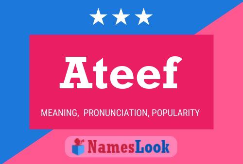 Ateef Name Poster