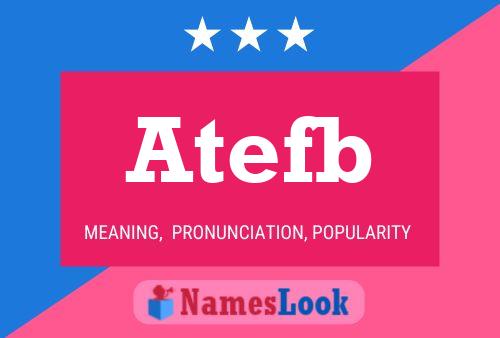 Atefb Name Poster