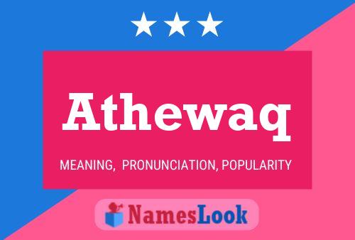 Athewaq Name Poster