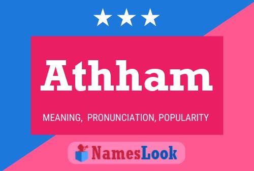 Athham Name Poster