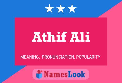 Athif Ali Name Poster