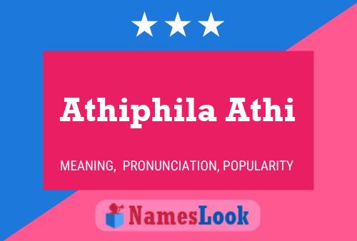 Athiphila Athi Name Poster