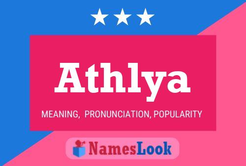 Athlya Name Poster