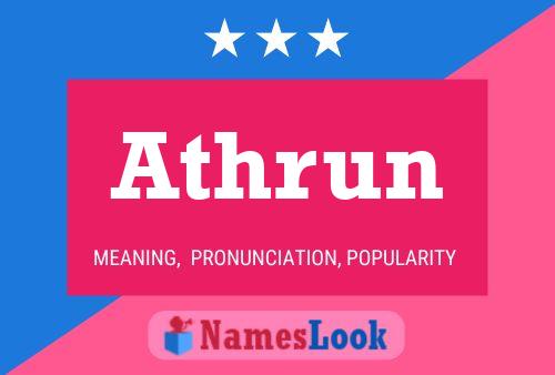 Athrun Name Poster