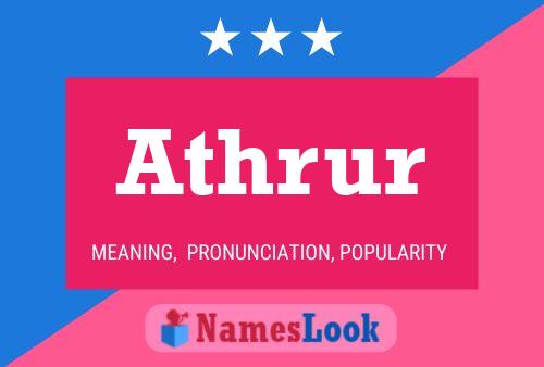 Athrur Name Poster