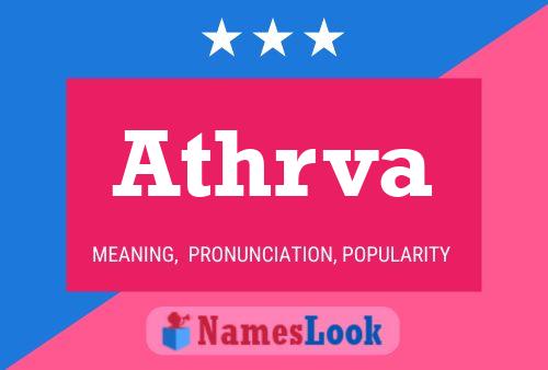 Athrva Name Poster