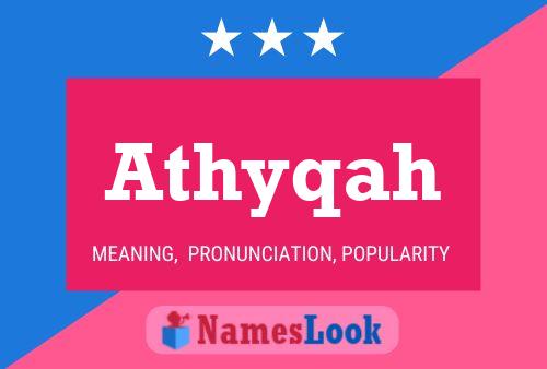 Athyqah Name Poster