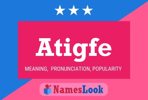 Atigfe Name Poster