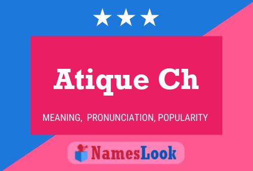 Atique Ch Name Poster