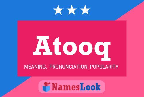 Atooq Name Poster