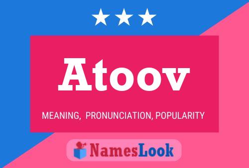 Atoov Name Poster