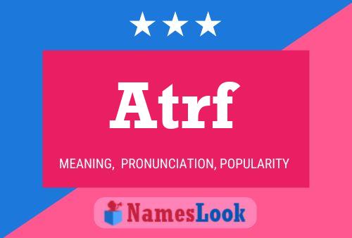 Atrf Name Poster