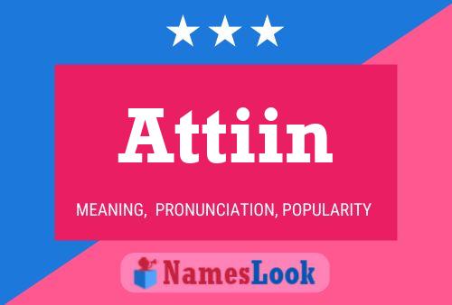 Attiin Name Poster