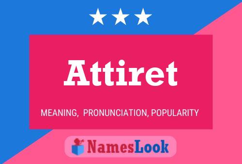 Attiret Name Poster