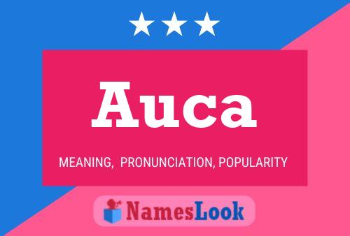 Auca Name Poster