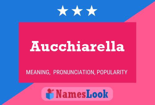 Aucchiarella Name Poster