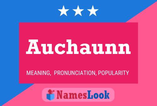 Auchaunn Name Poster