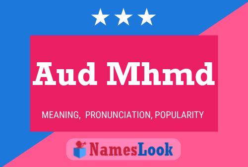 Aud Mhmd Name Poster