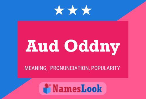 Aud Oddny Name Poster